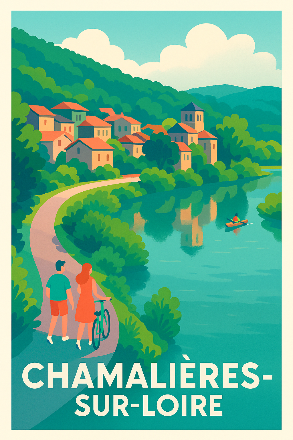 Affiche de Chamalières-sur-Loire - Balade au fil de l'eau