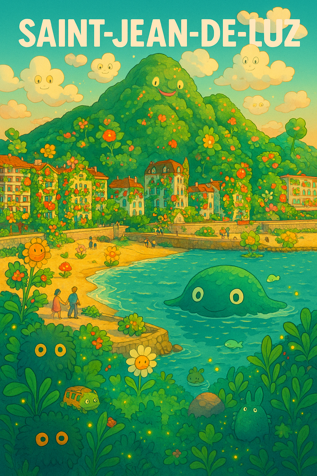 Affiche de Saint-Jean-de-Luz - Un Havre de Nature Enchantée