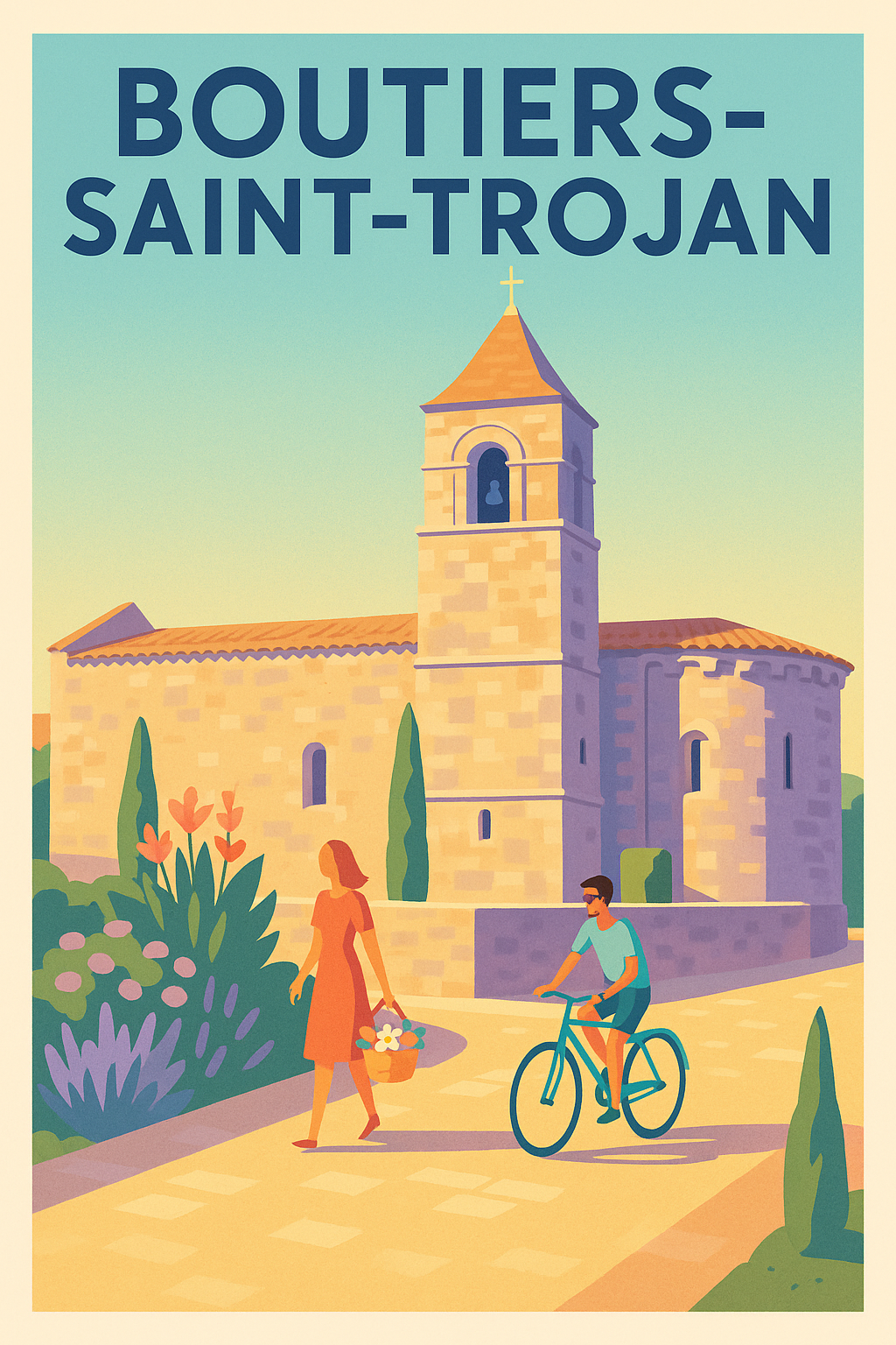 Affiche de Boutiers-Saint-Trojan - Charme historique et douceur de vivre
