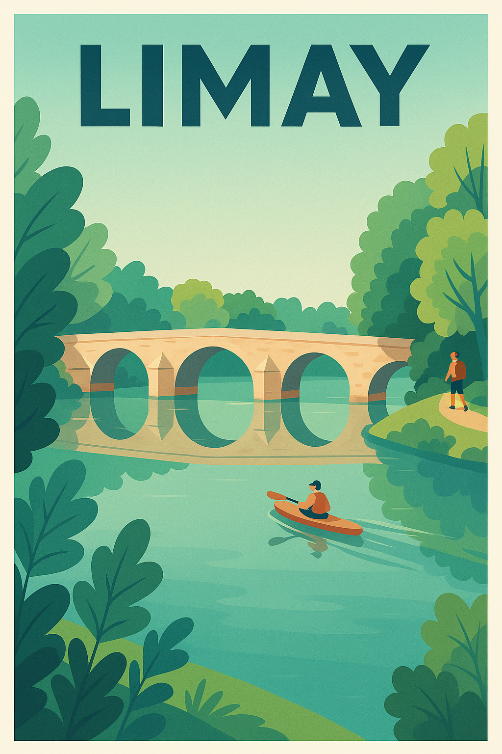 Affiche de Limay - Sérénité au fil de l'eau