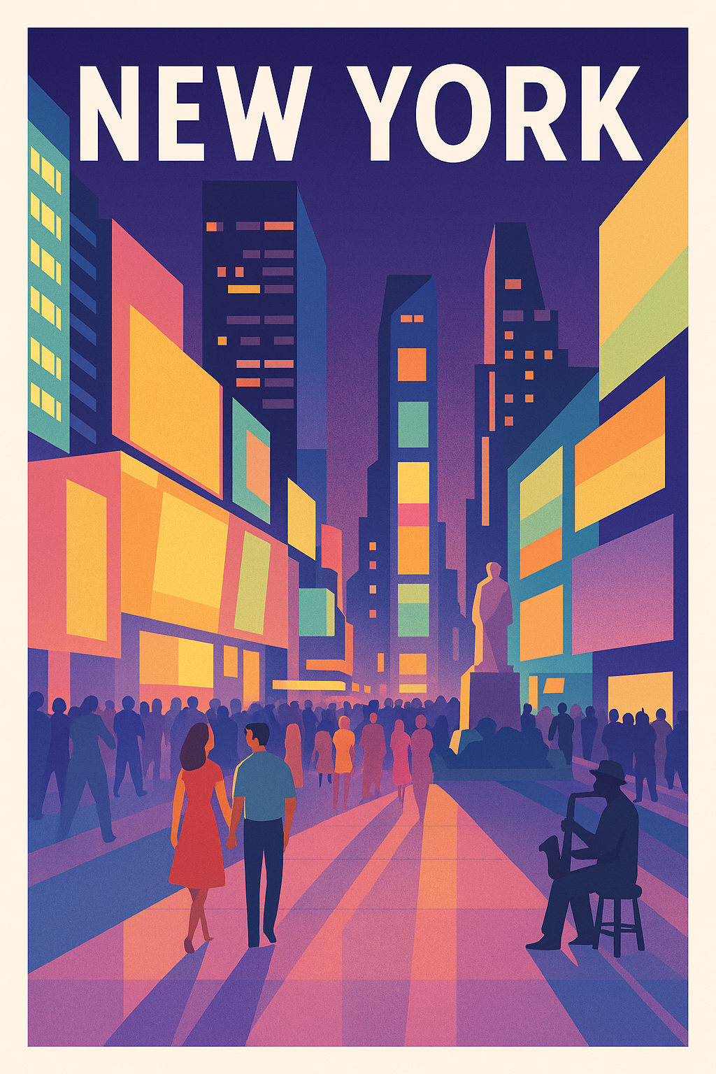 Affiche de New York - L'âme vibrante de la Grosse Pomme