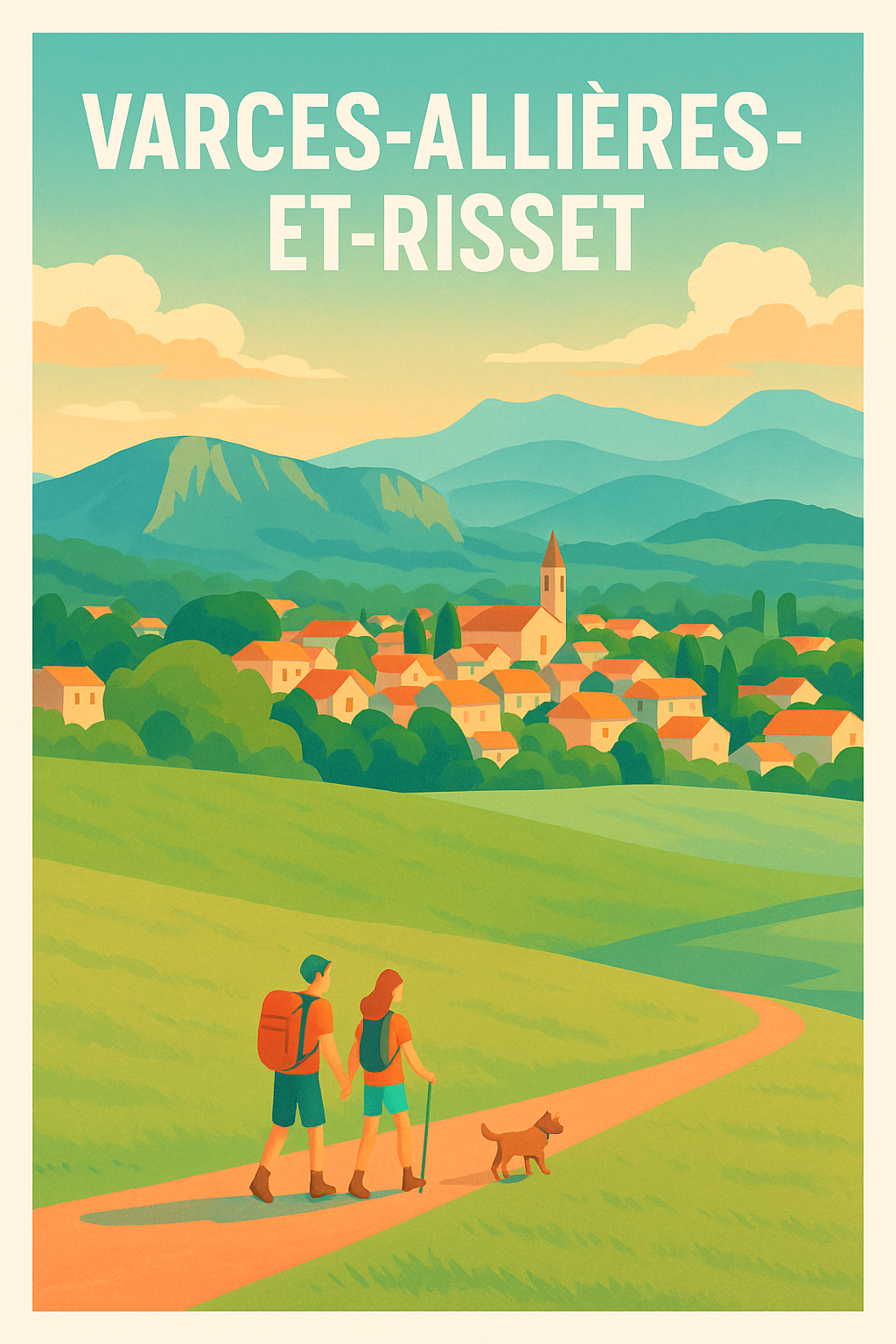 Affiche de Varces-Allières-et-Risset - Randonnée et nature au cœur du Vercors