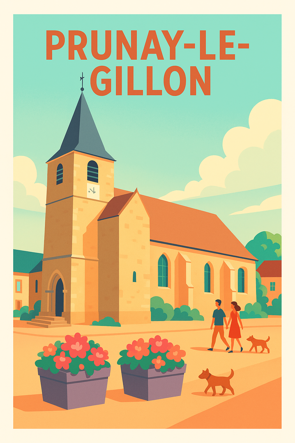 Affiche de Prunay-le-Gillon - Charme et Sérénité au Cœur du Village