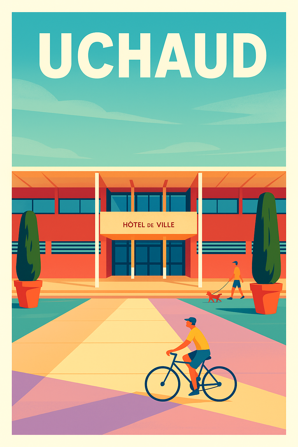 Affiche de Uchaud - Dynamisme et douceur de vivre au cœur de la ville
