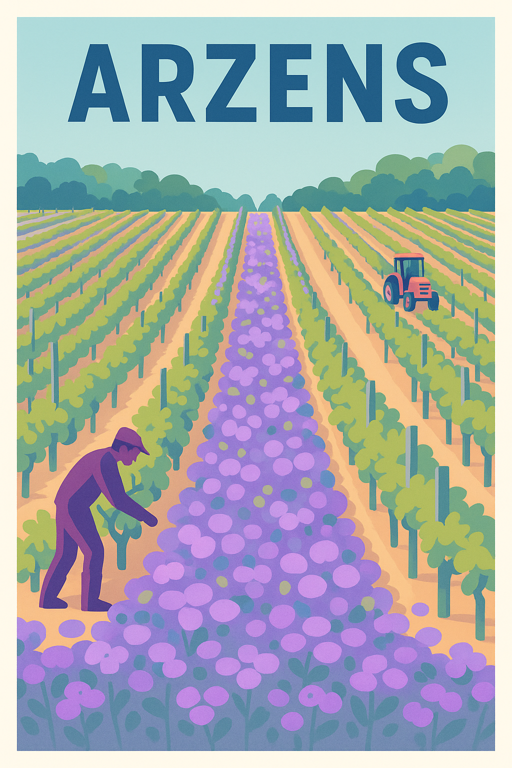 Affiche de Arzens - La beauté champêtre en affiche