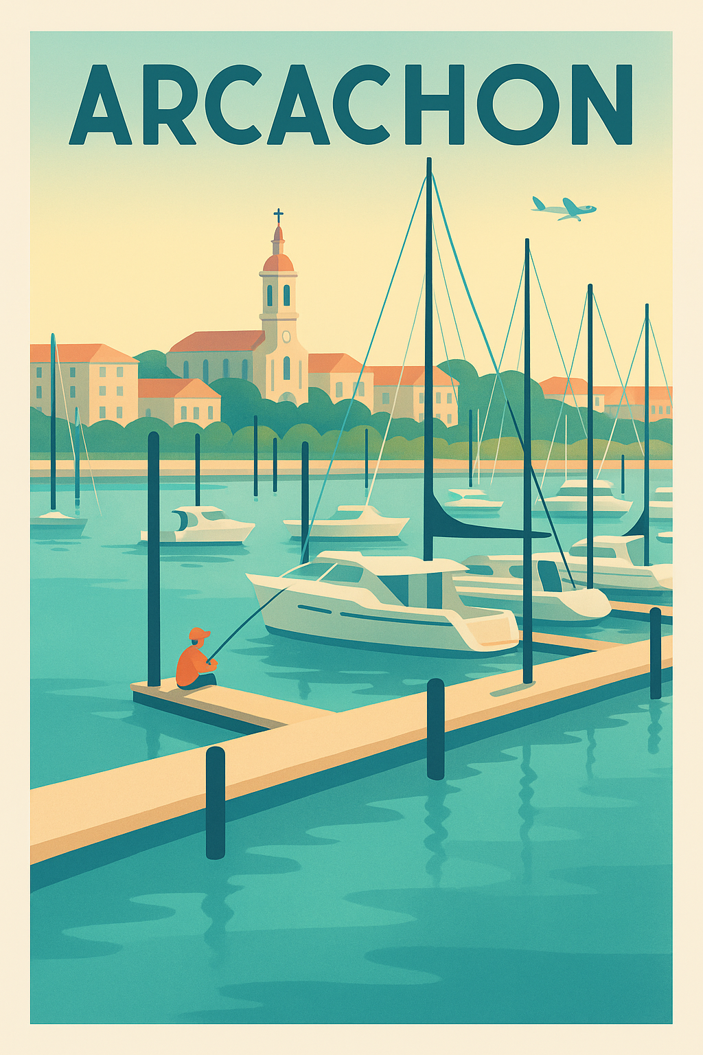 Affiche de Arcachon - Escapade paisible au bord du bassin