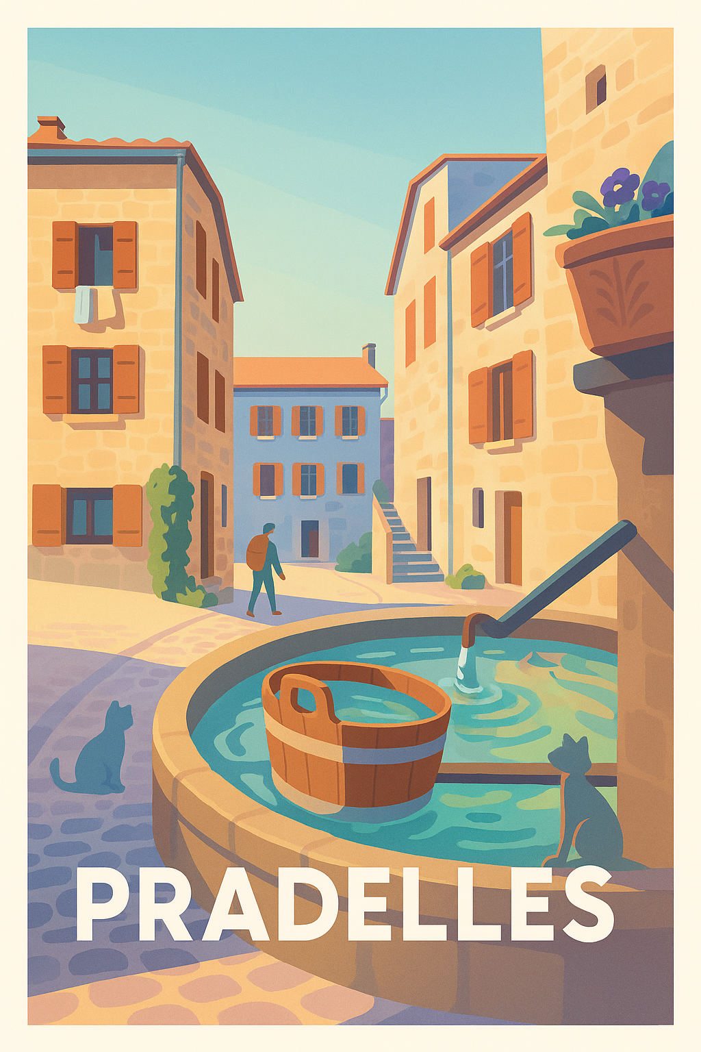 Affiche de Pradelles - Charme bucolique au cœur du village