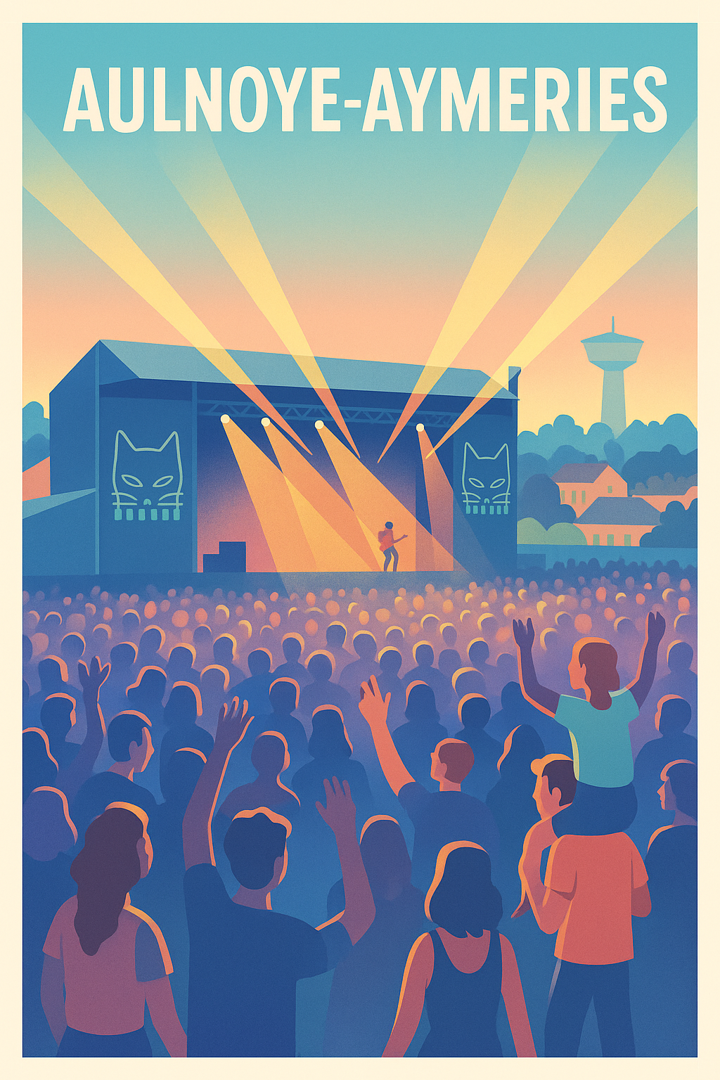 Affiche de Aulnoye-Aymeries - Vivez l'ambiance des concerts en plein air