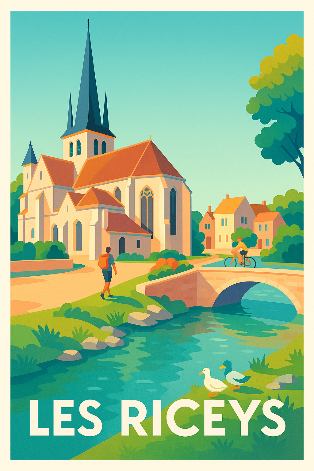 Affiche de Les Riceys - Tranquillité et charme champenois