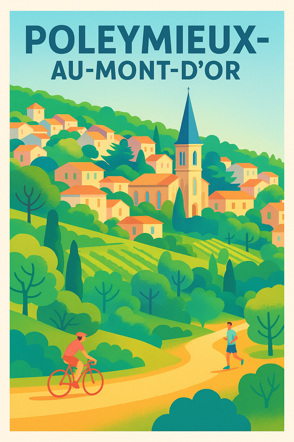 Affiche de Poleymieux-au-Mont-d'Or - Charme bucolique et douceur de vivre