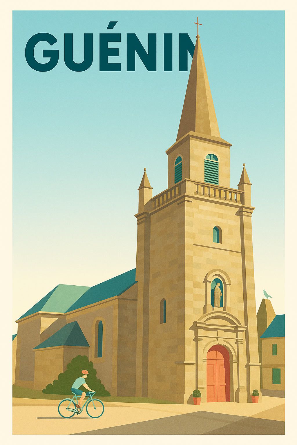 Affiche de Guénin - Charme et sérénité au cœur du village