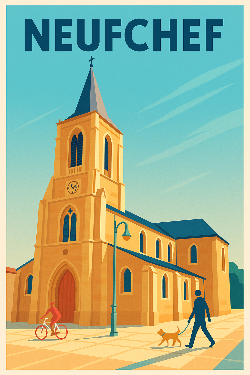 Affiche de Neufchef - Charme architectural et douceur de vivre