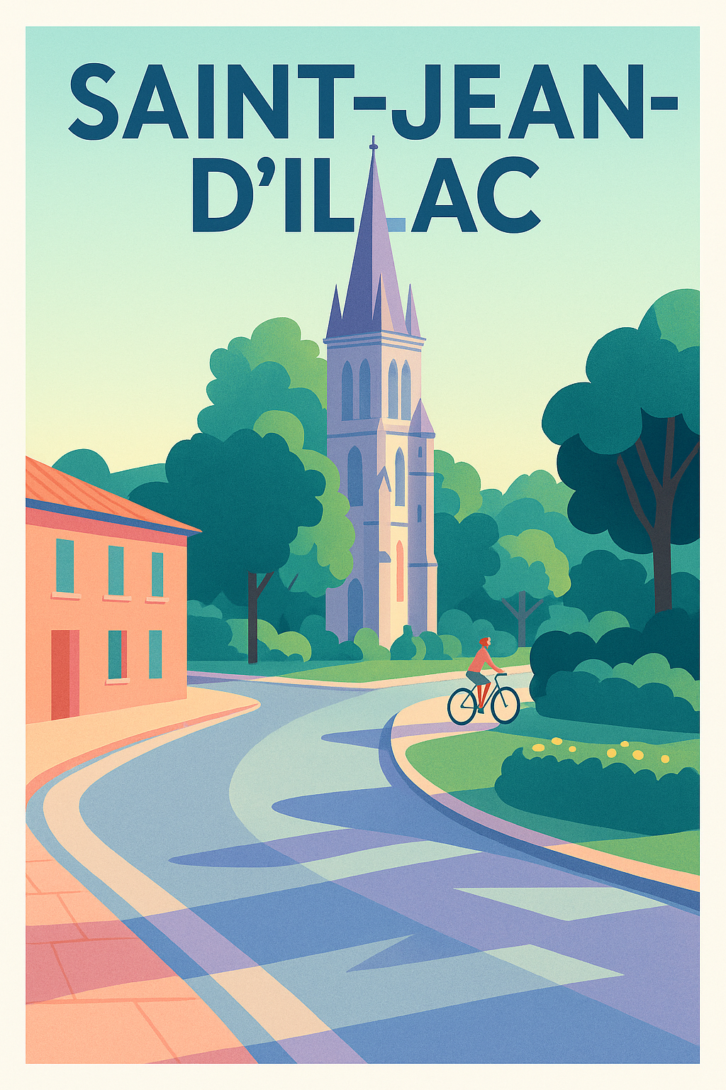 Affiche de Saint-Jean-d'Illac - Charme paisible et verdoyant