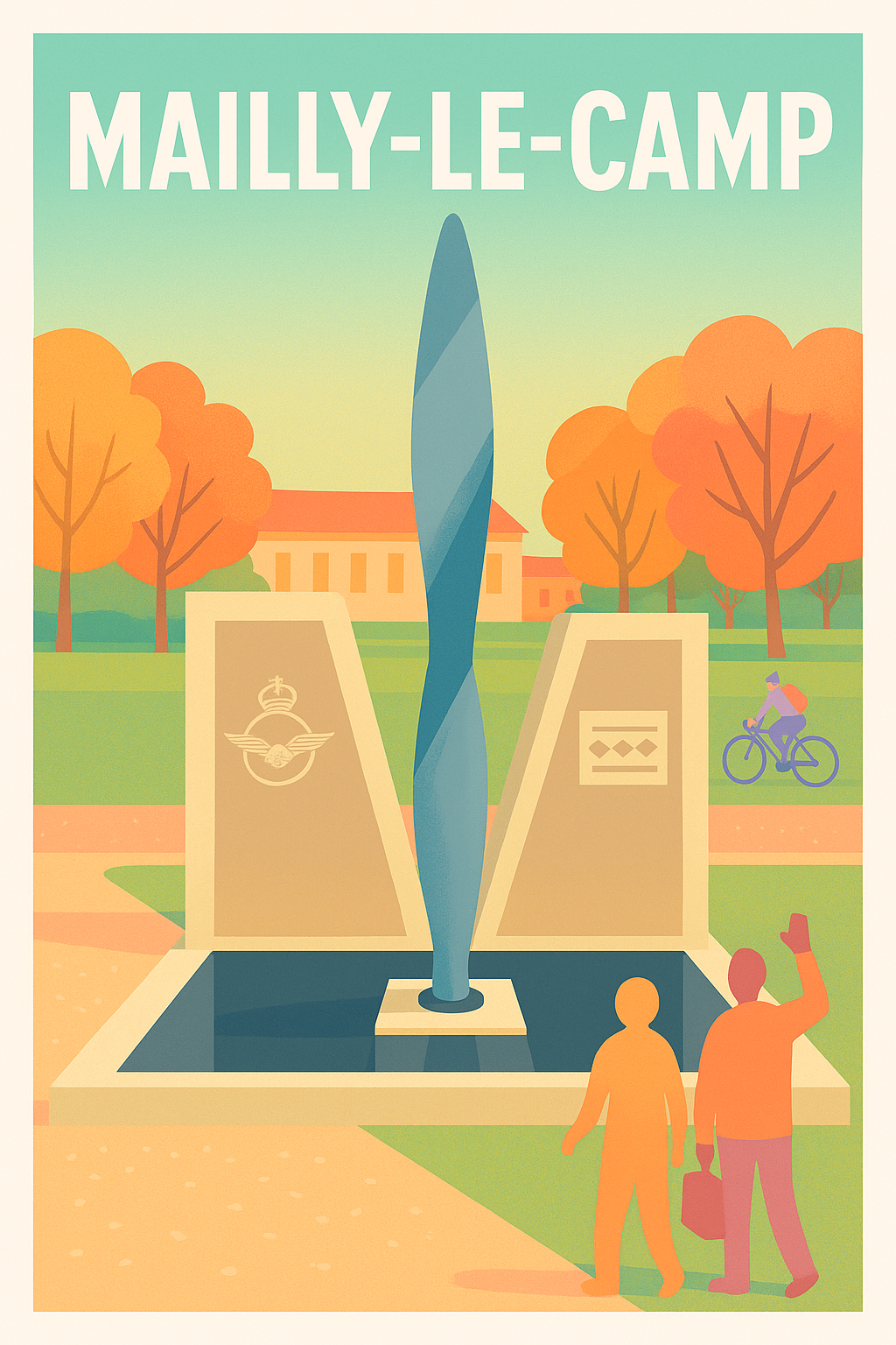 Affiche de Mailly-le-Camp - Un hommage moderne au souvenir