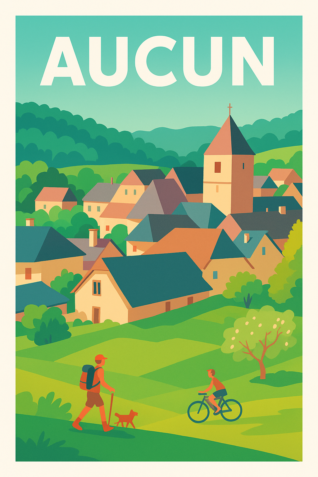 Affiche de Aucun - Charme bucolique et village paisible