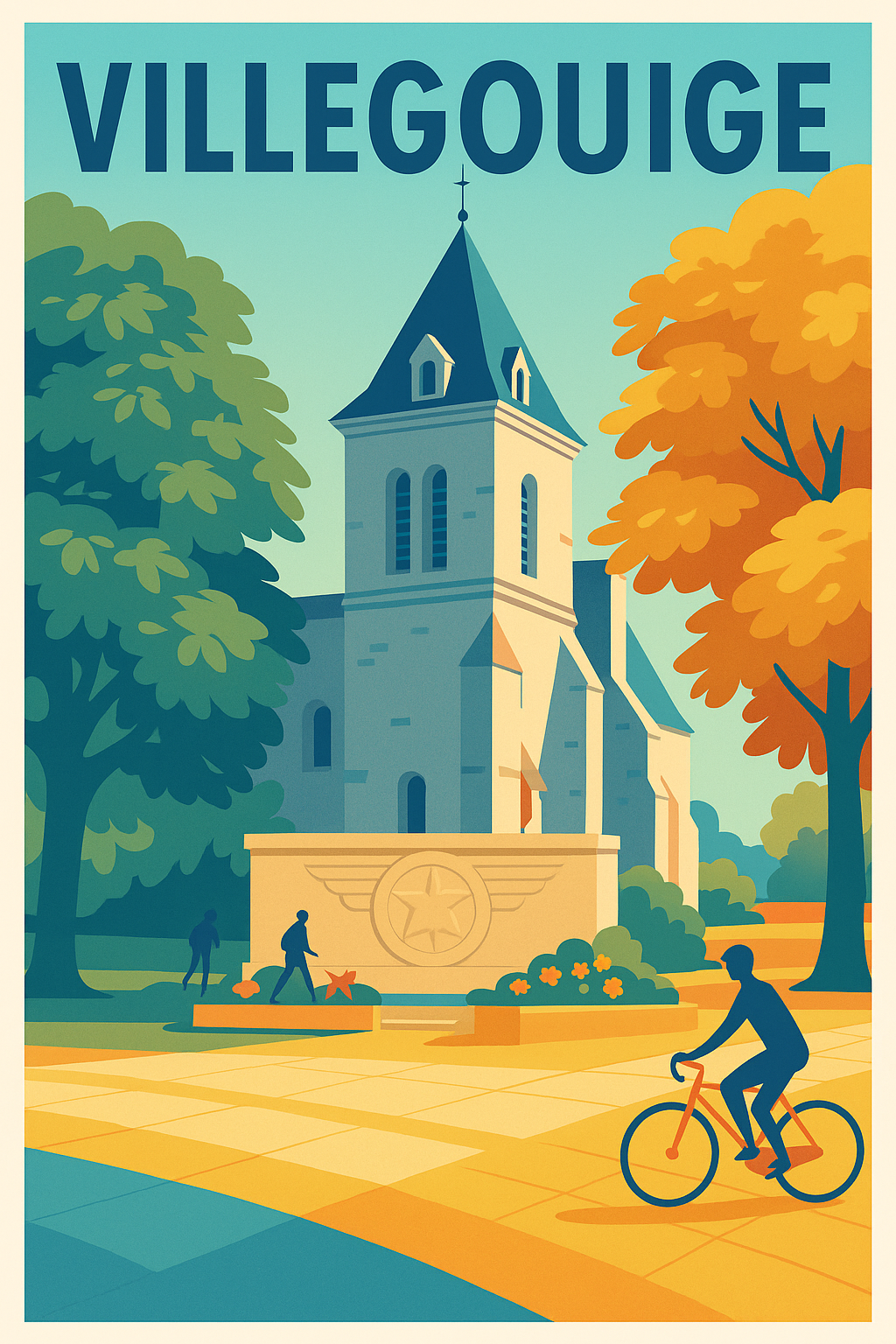 Affiche de Villegouge - Charme paisible et naturel