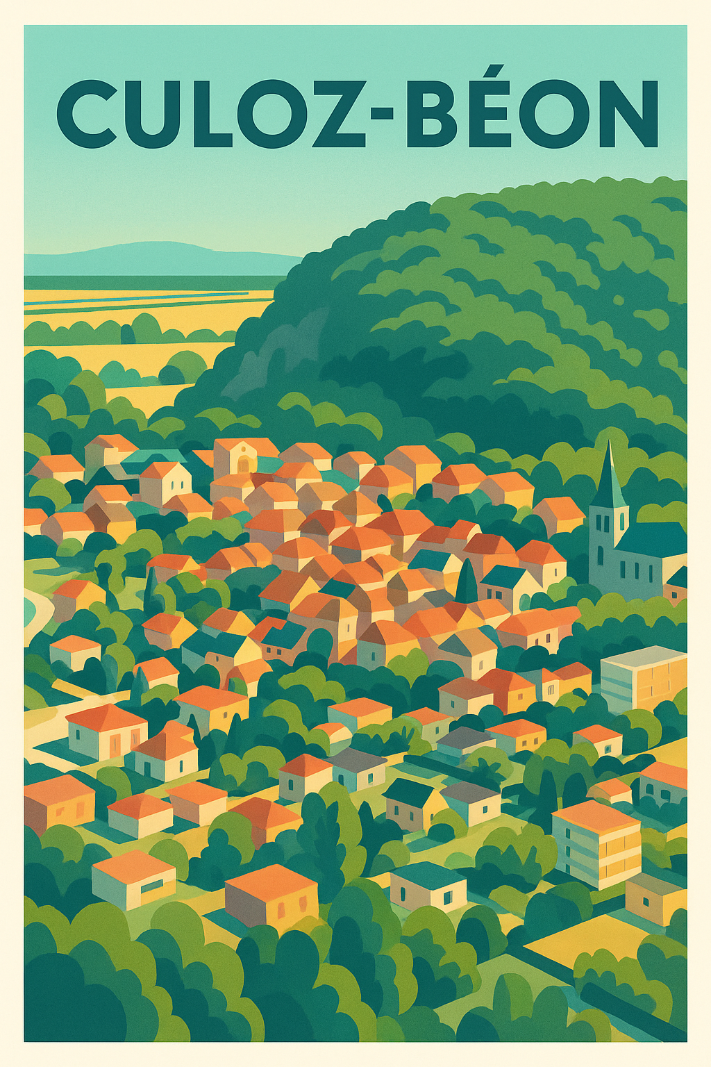 Affiche de Culoz-Béon - Charme authentique entre nature et village