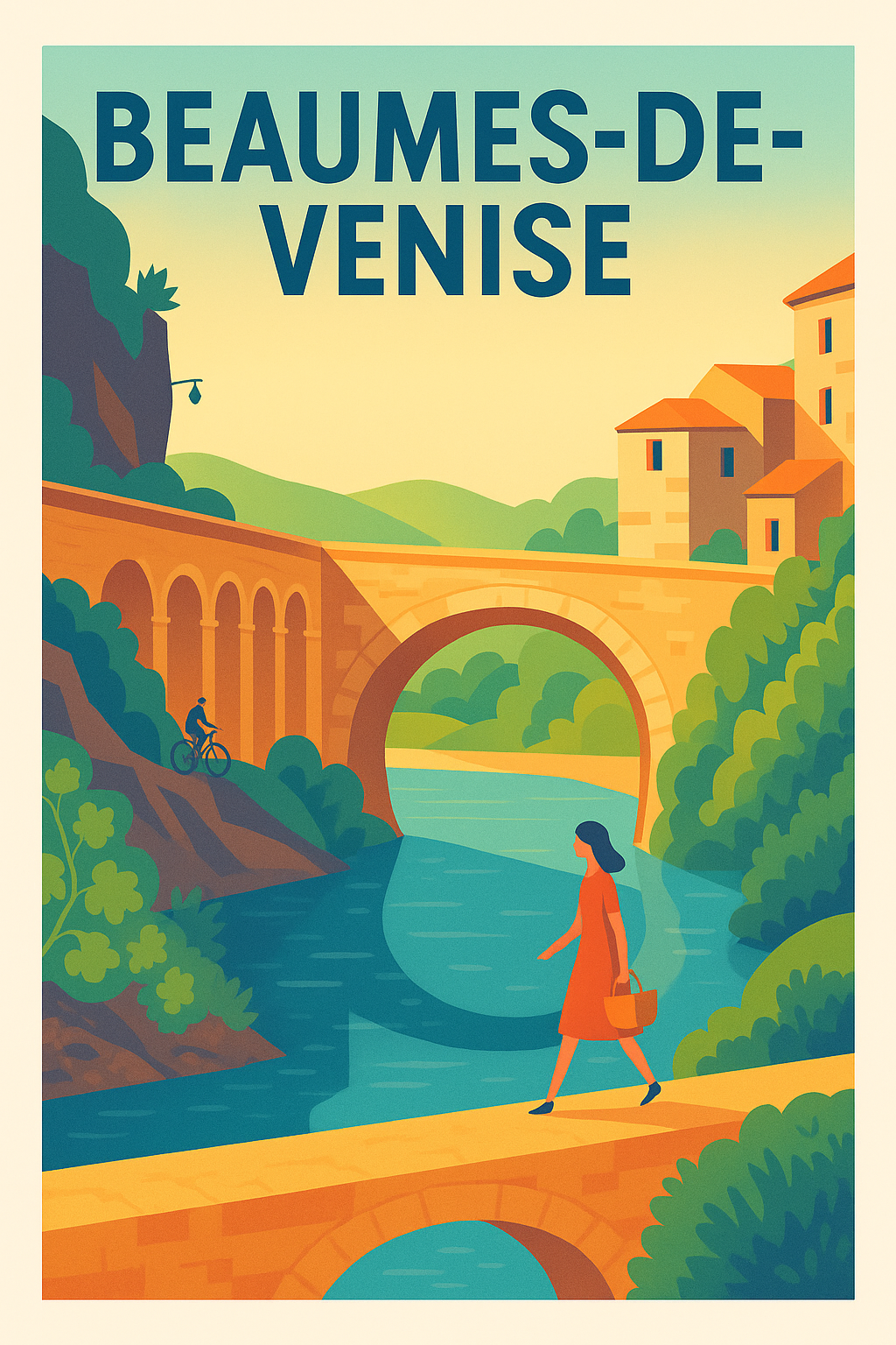 Affiche de Beaumes-de-Venise - Escapade bucolique en Provence