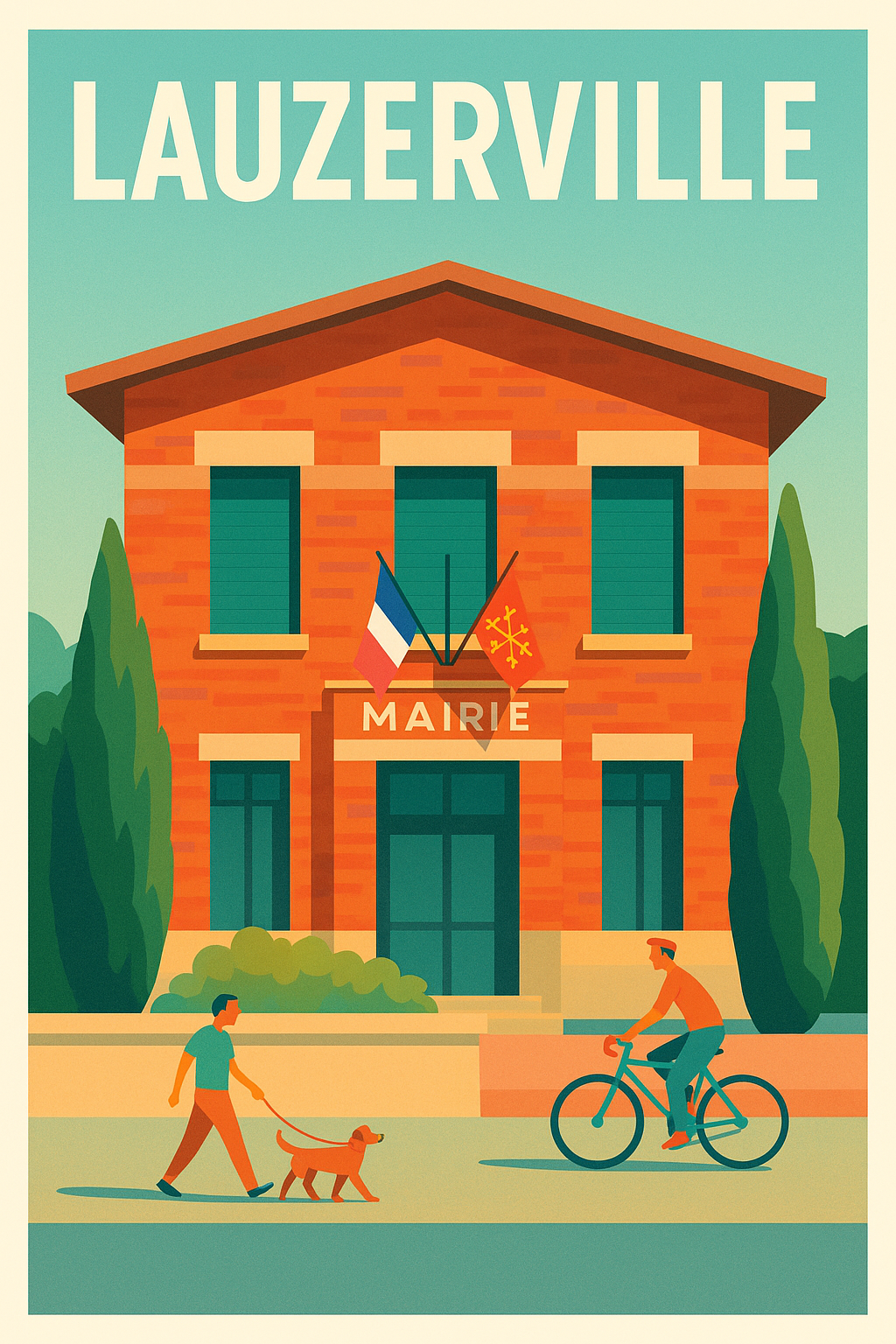 Affiche de Lauzerville - Charme et tranquillité de la vie locale