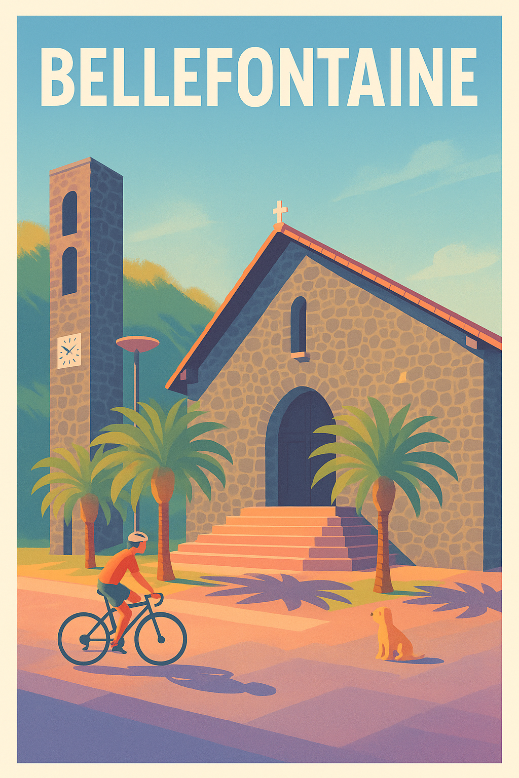 Affiche de Bellefontaine - Charme paisible et architecture typique
