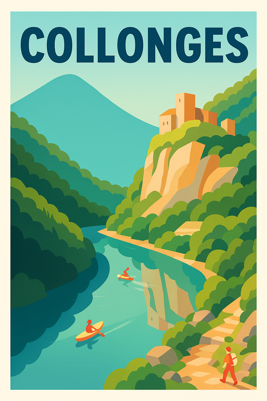 Affiche de Collonges - Évasion nature et patrimoine