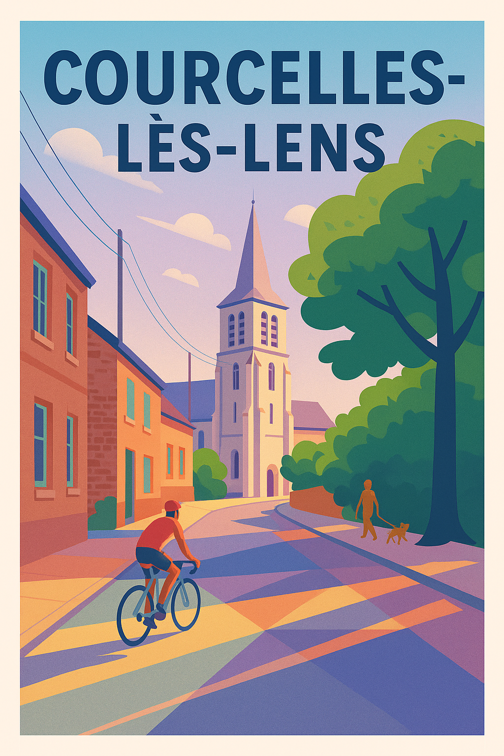 Affiche de Courcelles-lès-Lens - Ambiance paisible au cœur de la ville