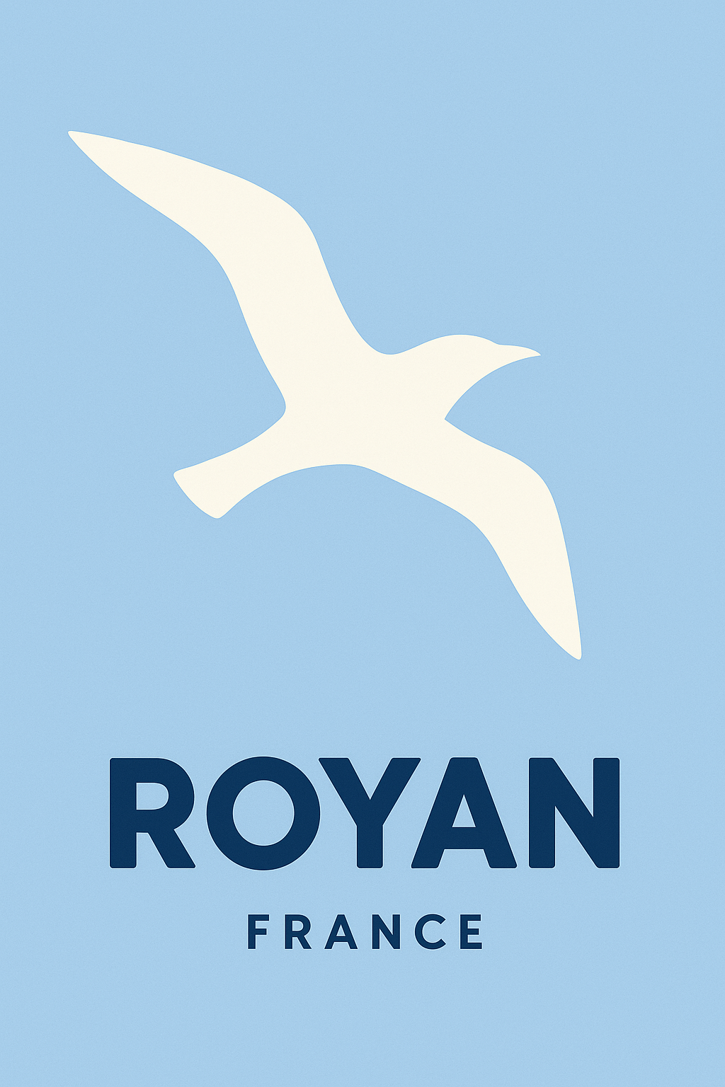 Affiche Royan — L'envolée marine de la Côte Atlantique · poster d'art de Royan