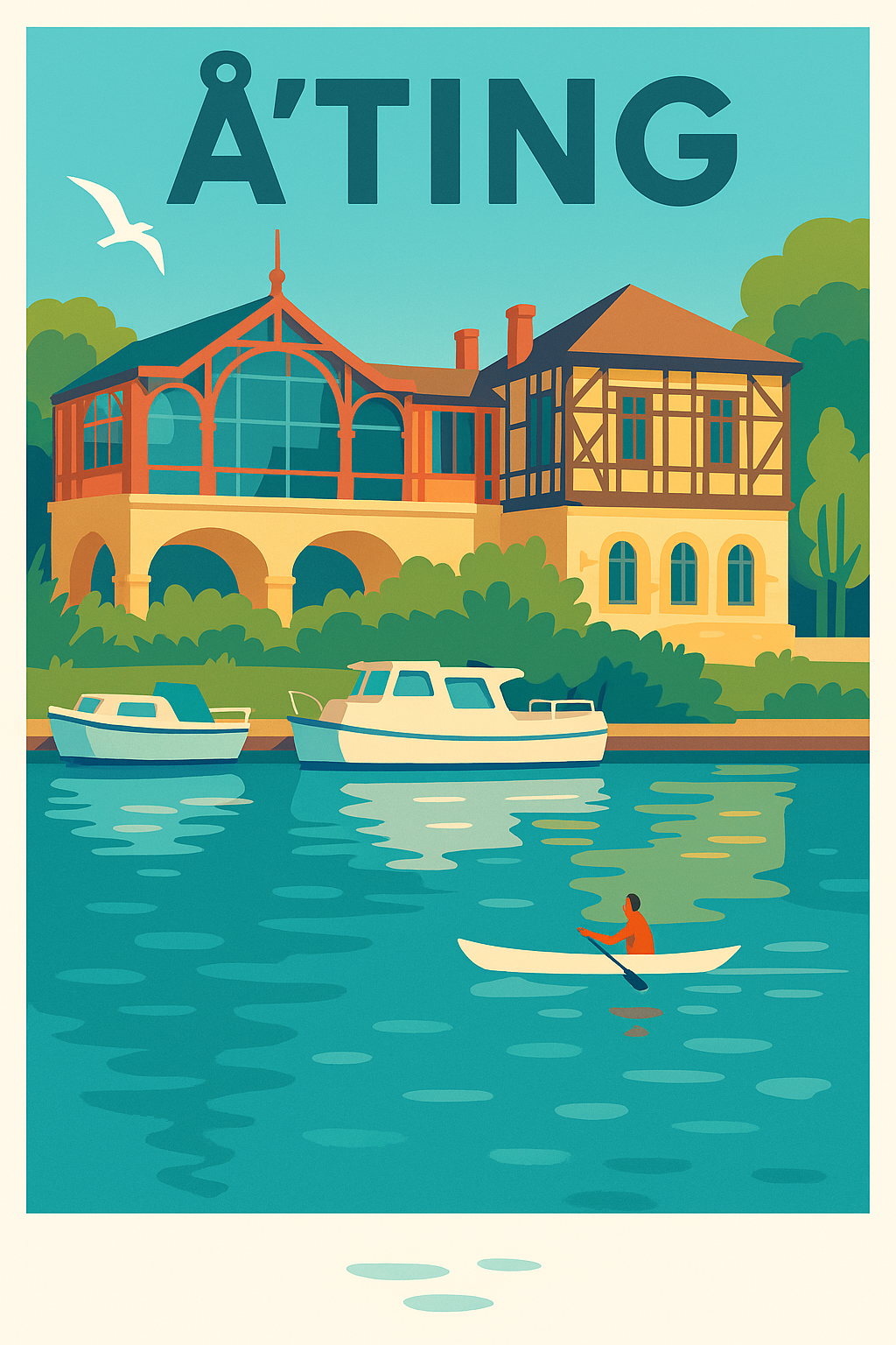 Affiche de Å’ting - Charme paisible au bord de l'eau