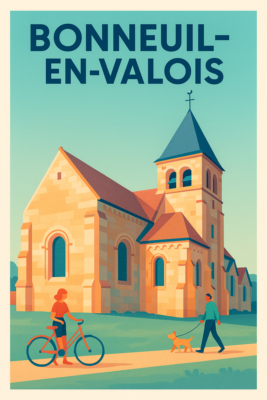 Affiche de Bonneuil-en-Valois - Charme et sérénité au fil des pierres