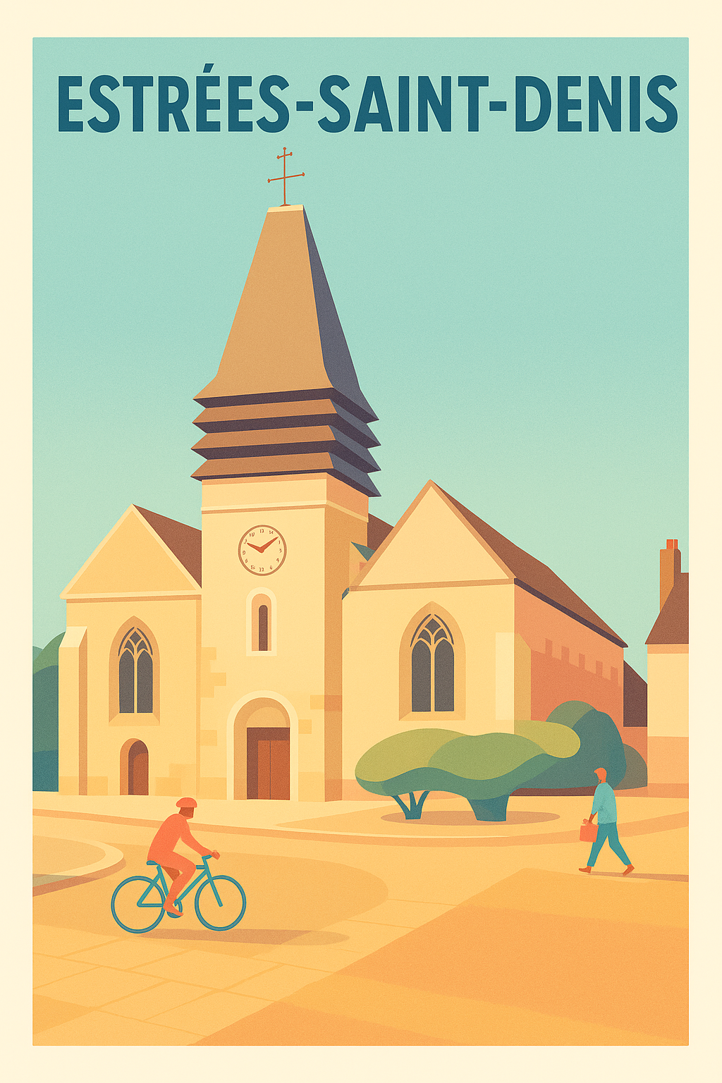 Affiche de Estrées-Saint-Denis - Charme et sérénité au cœur de la ville