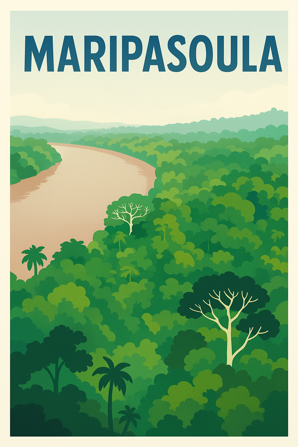 Affiche de Maripasoula - Évasion au coeur de la forêt tropicale