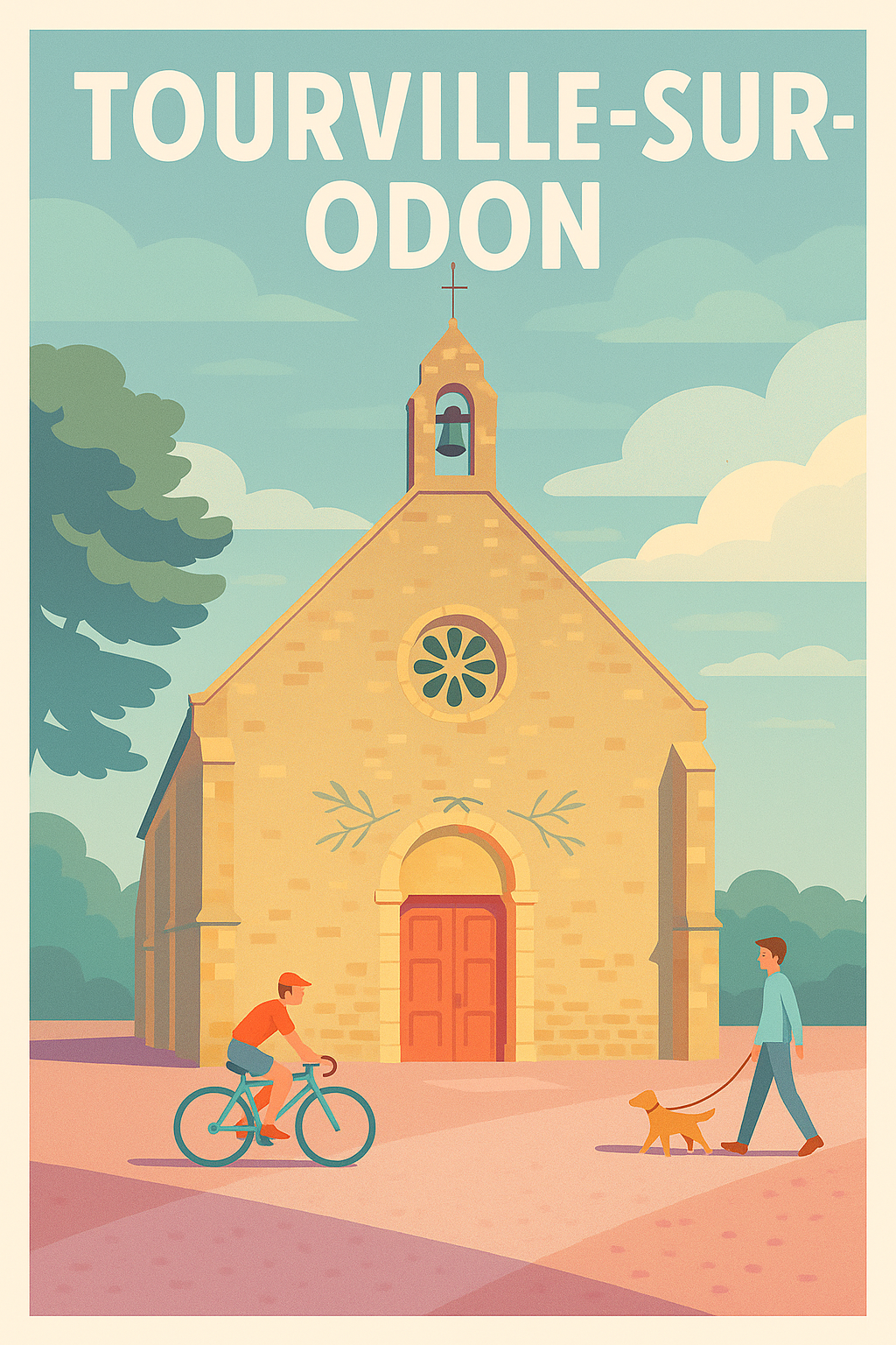 Affiche de Tourville-sur-Odon - Charme bucolique au cœur de la Normandie