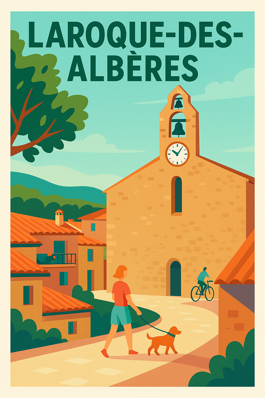 Affiche de Laroque-des-Albères - Charme et sérénité au cœur du village