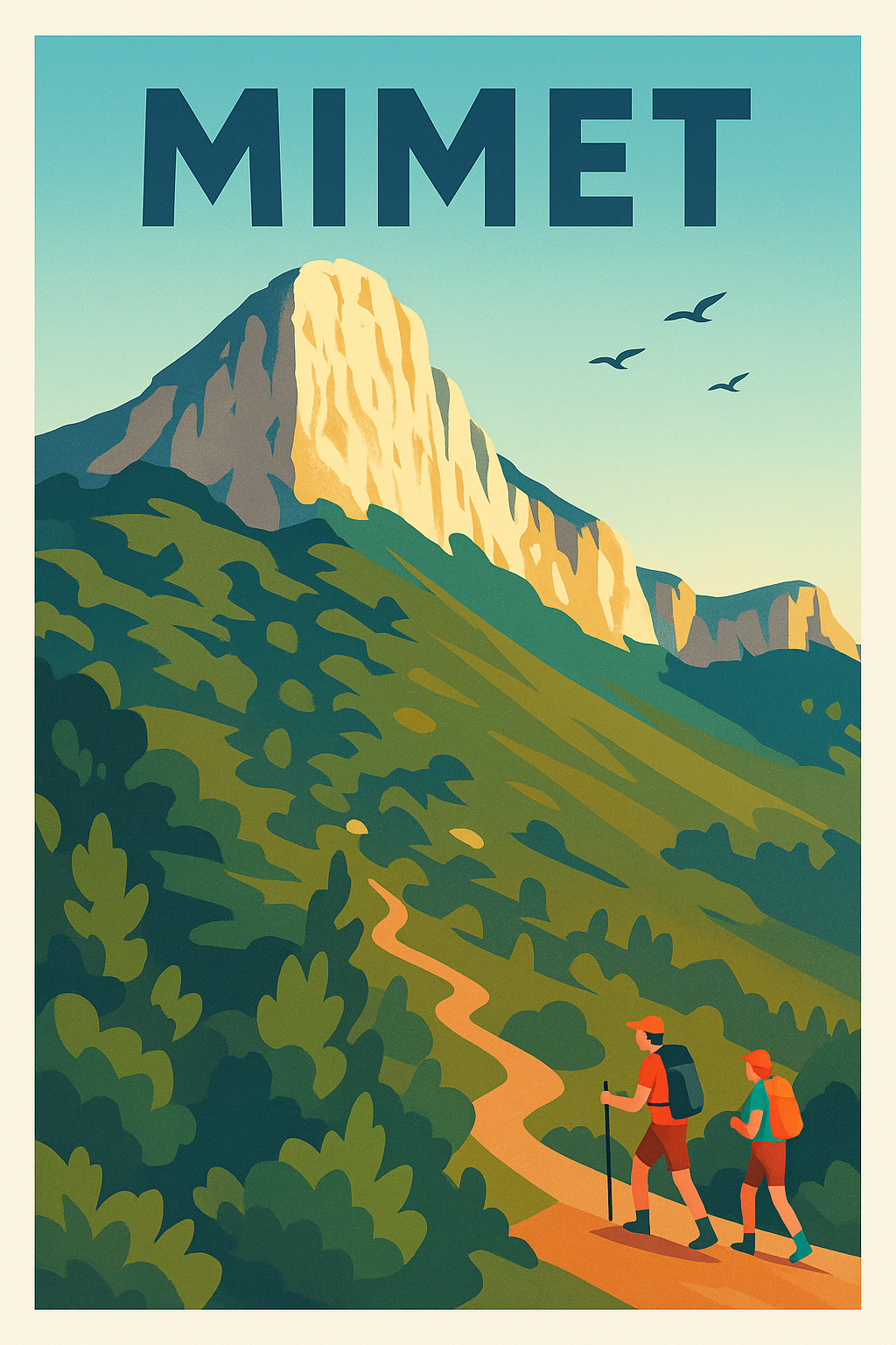 Affiche de Mimet - Escapade nature et randonnée