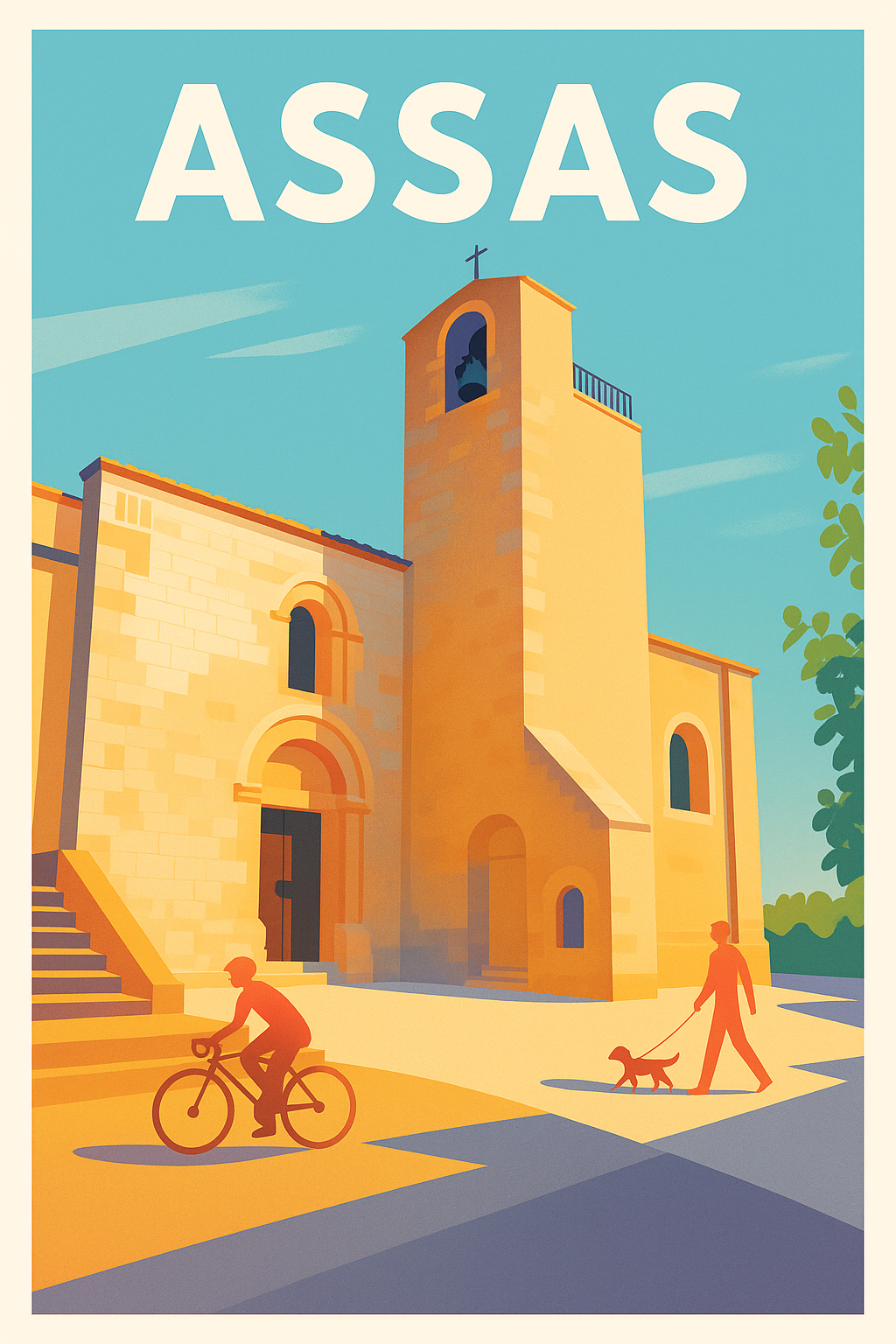 Affiche de Assas - Lumières douces au cœur du village