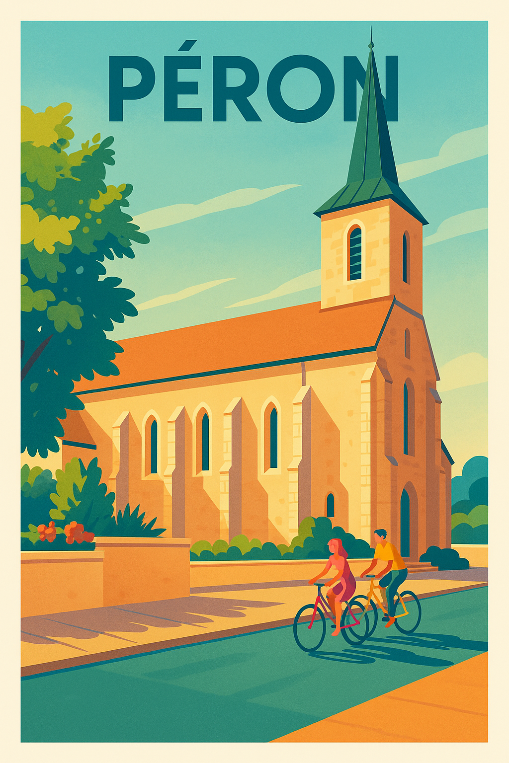 Affiche de Péron - Charme et douceur au cœur d'un village paisible