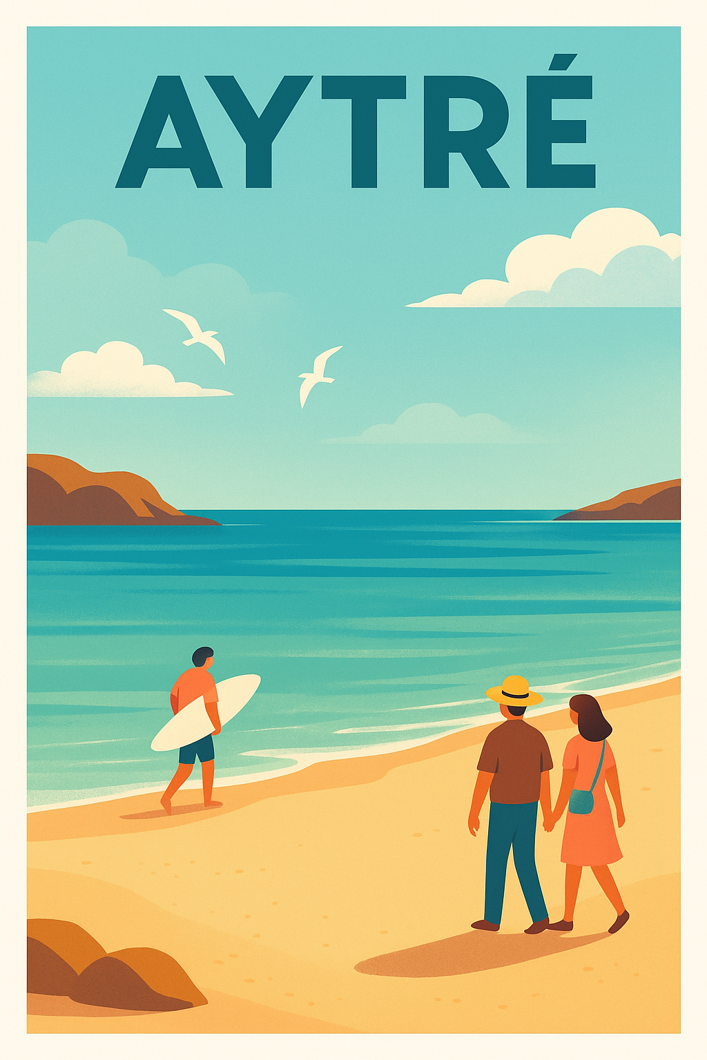 Affiche de Aytré - Évasion et douceur balnéaire