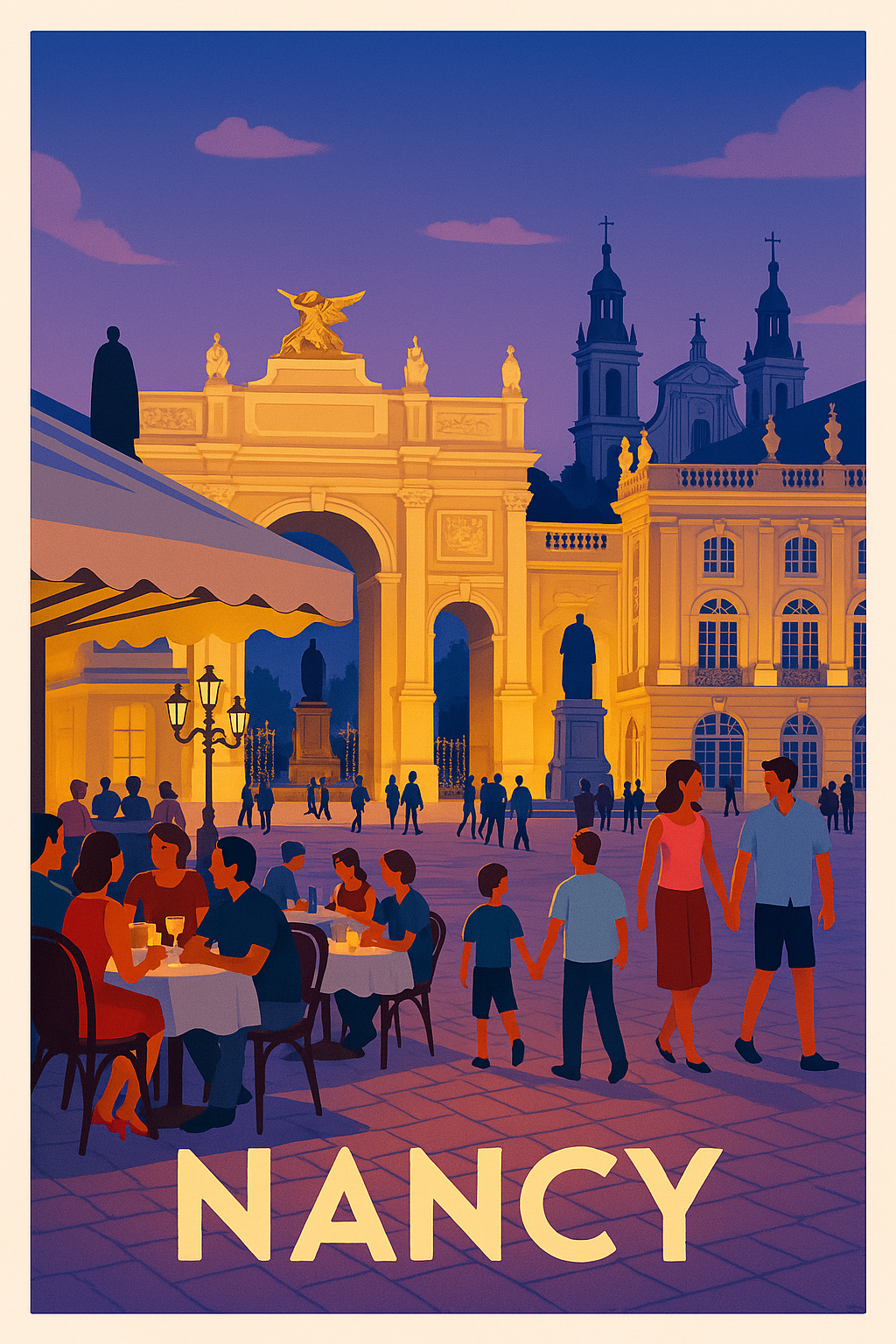 Nancy - Soirée magique sur la Place Stanislas