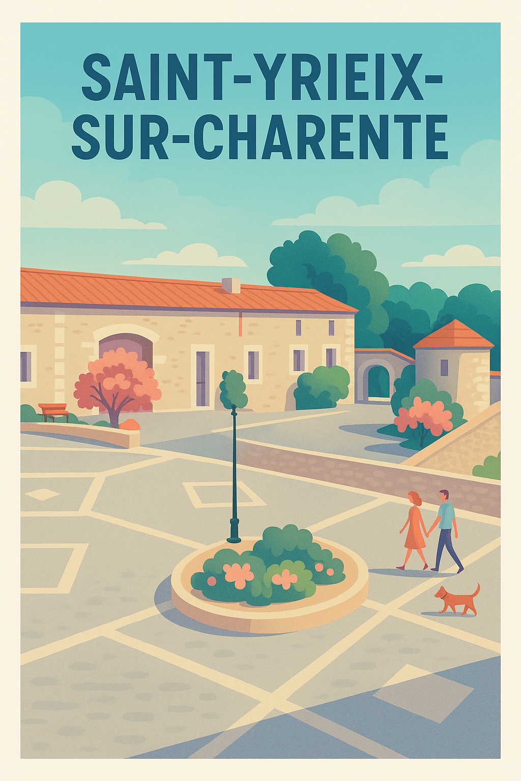 Affiche de Saint-Yrieix-sur-Charente - Charme et douceur de vivre en plein cœur