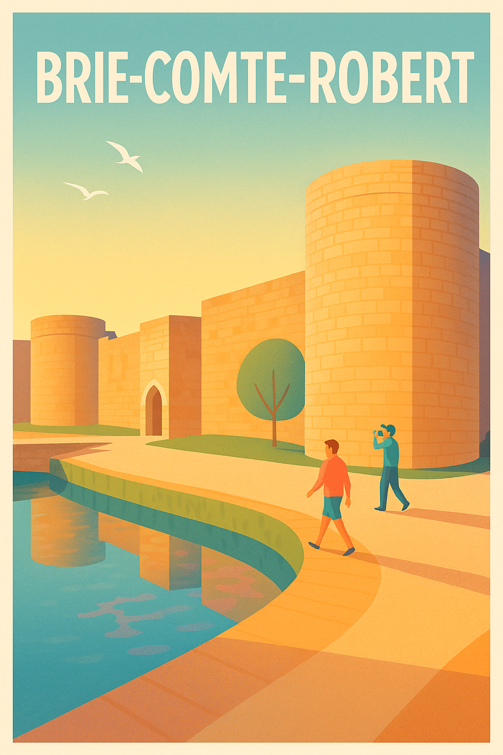 Affiche de Brie-Comte-Robert - Charme et sérénité au bord de l'eau