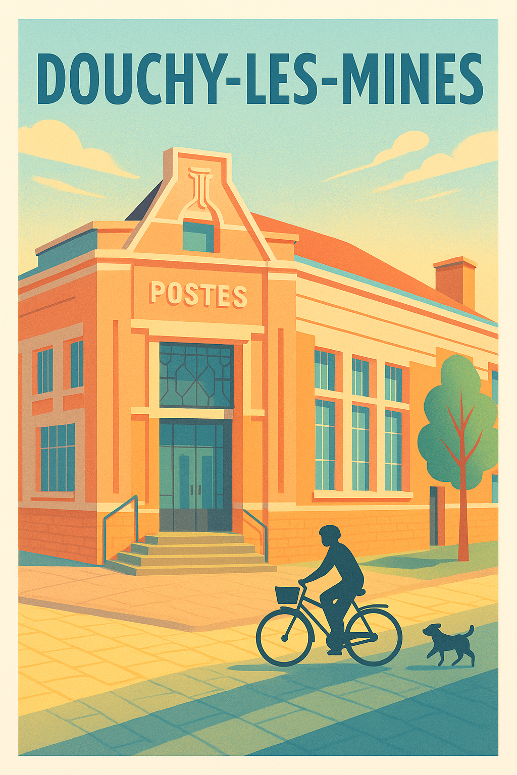 Affiche de Douchy-les-Mines - Charme et sérénité d'une ville à taille humaine