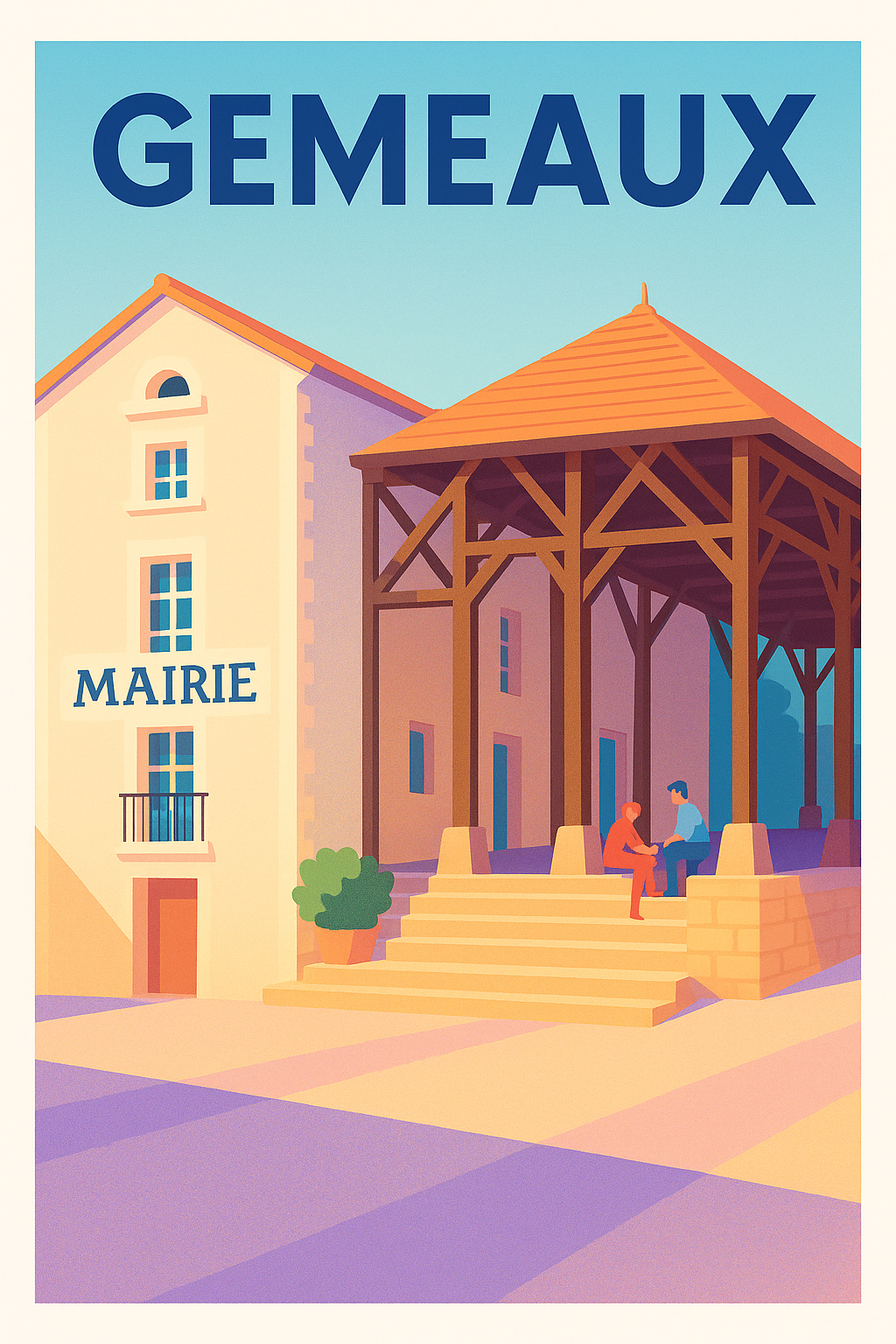 Affiche de Gemeaux - Charme et authenticité au cœur du village