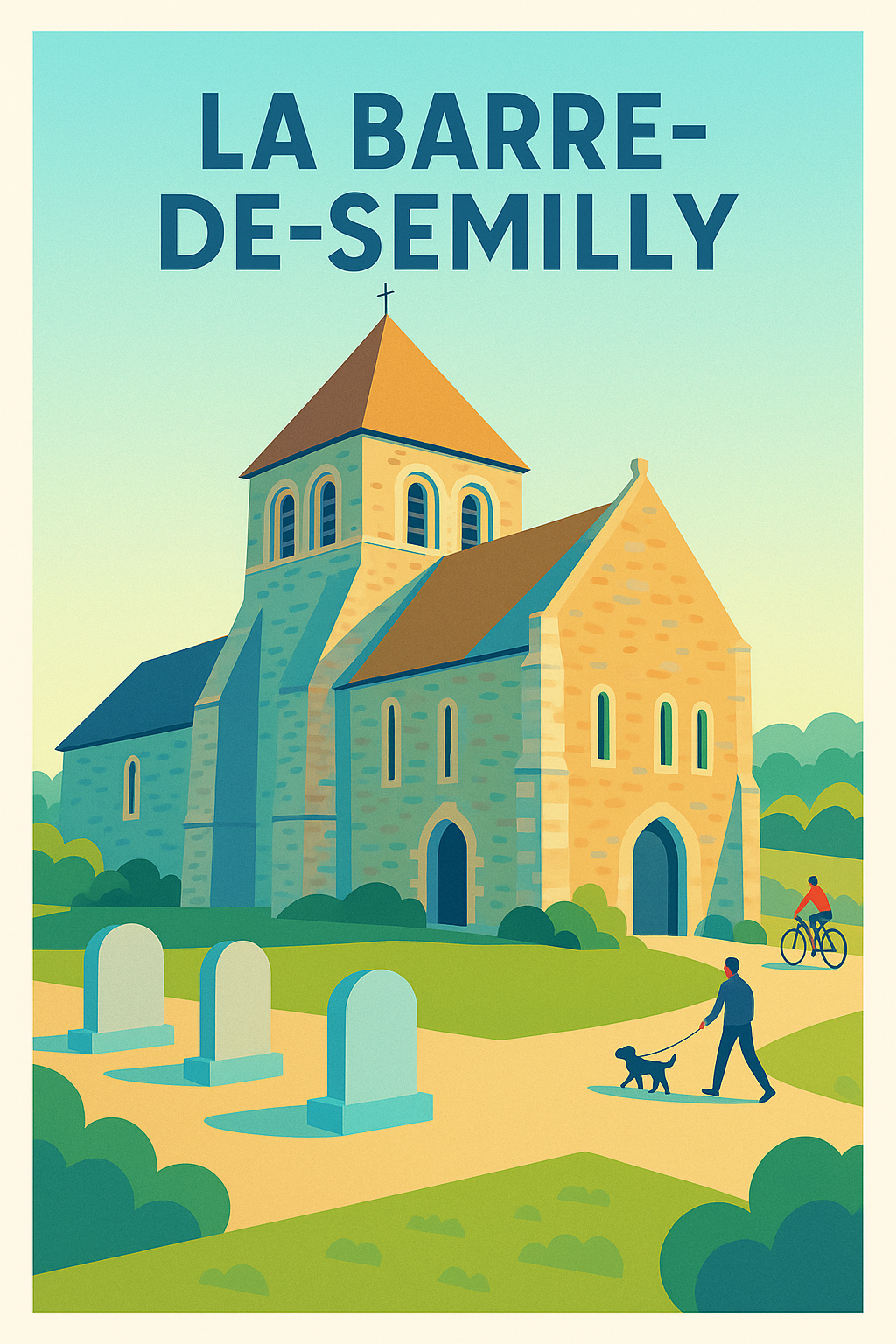 Affiche de La Barre-de-Semilly - Patrimoine paisible au cœur de la nature