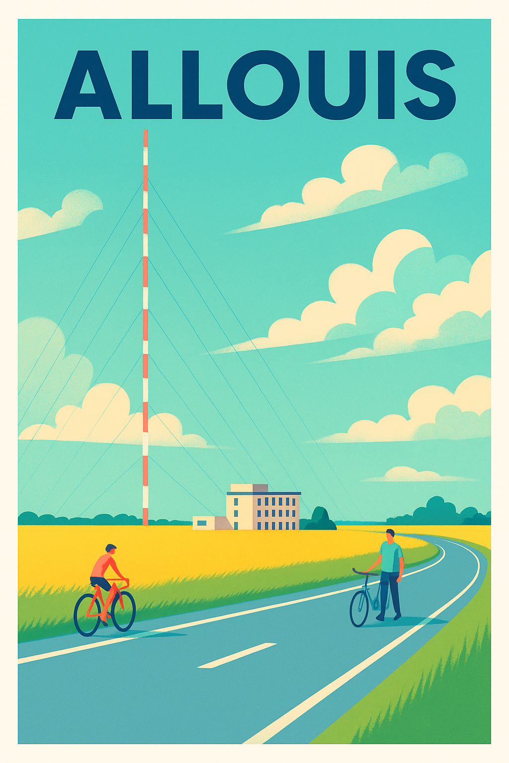 Affiche de Allouis - Un havre de calme entre champs et ciel