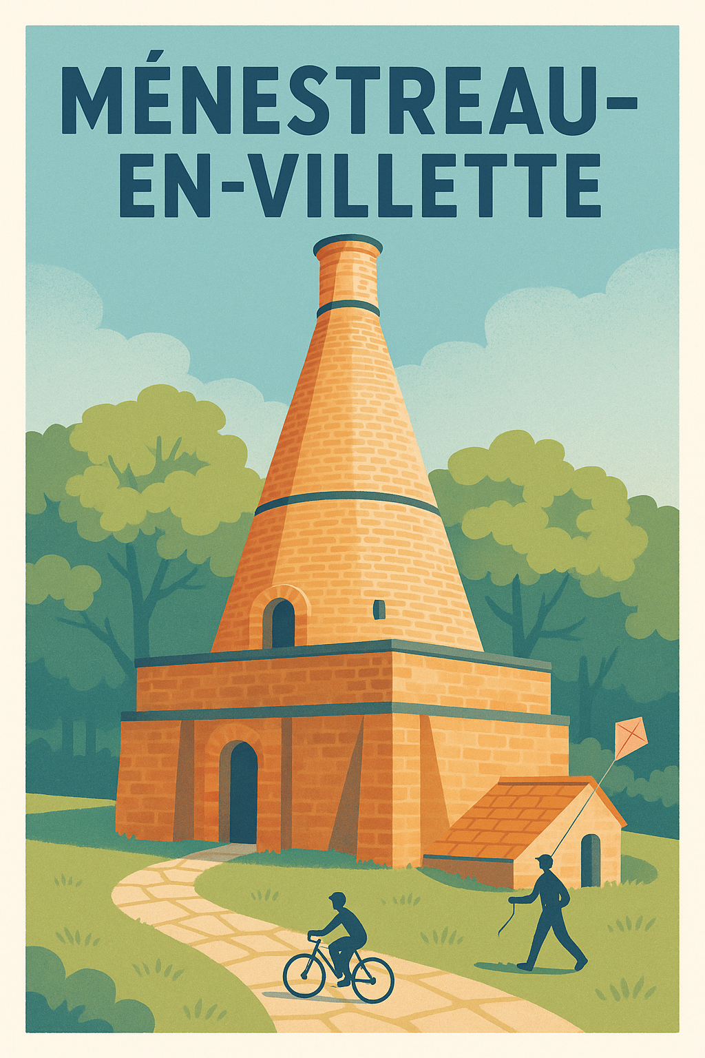 Affiche de Ménestreau-en-Villette - L'authenticité au cœur de la nature