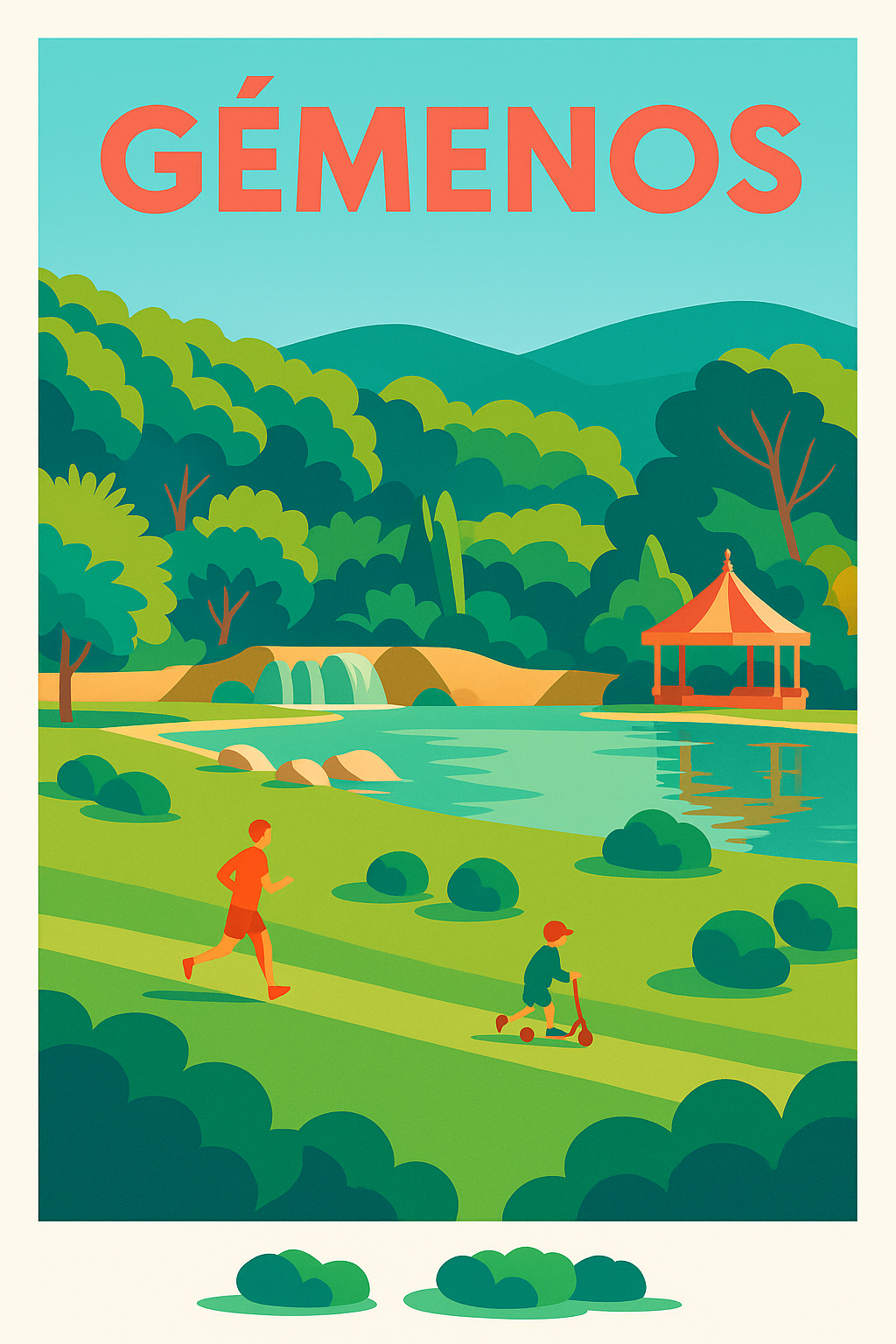 Affiche de Gémenos - Un havre de nature et de détente