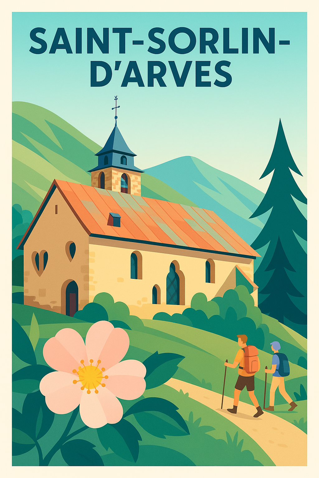 Affiche de Saint-Sorlin-d'Arves - Charme authentique au cœur des Alpes