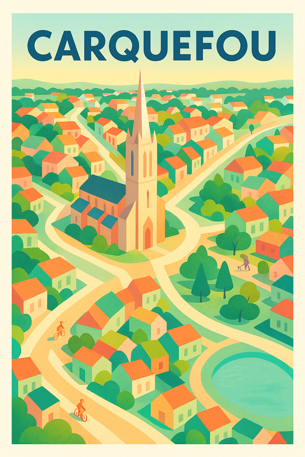 Affiche de Carquefou - Charme & Sérénité à l'horizon