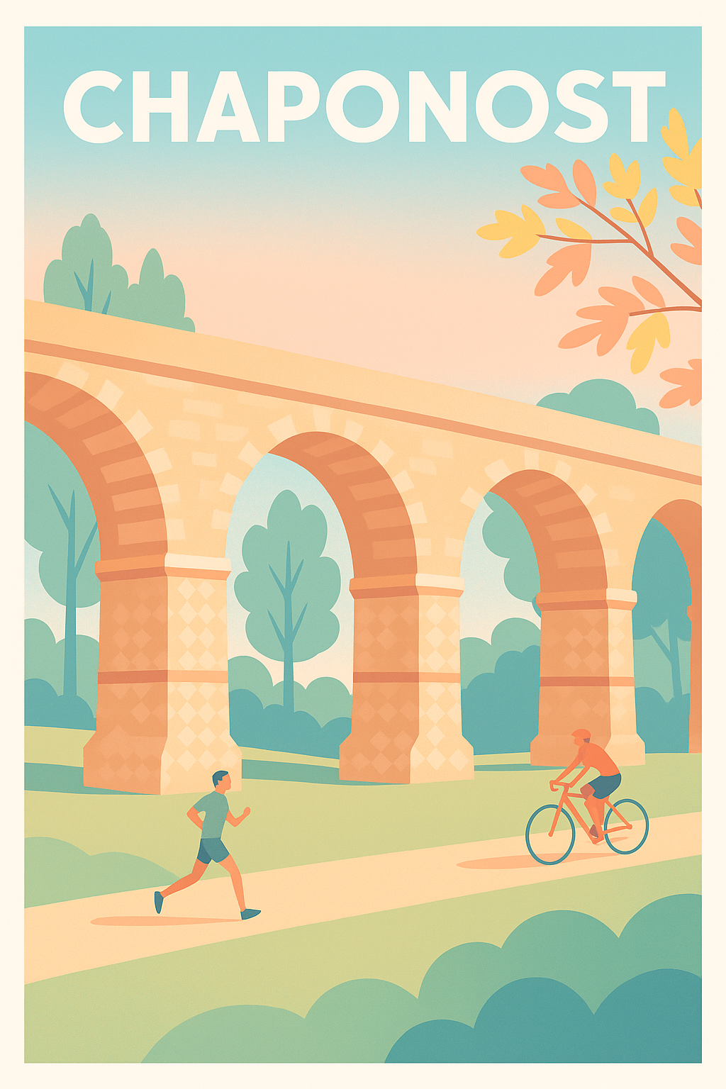 Affiche de Chaponost - Évasion nature et patrimoine