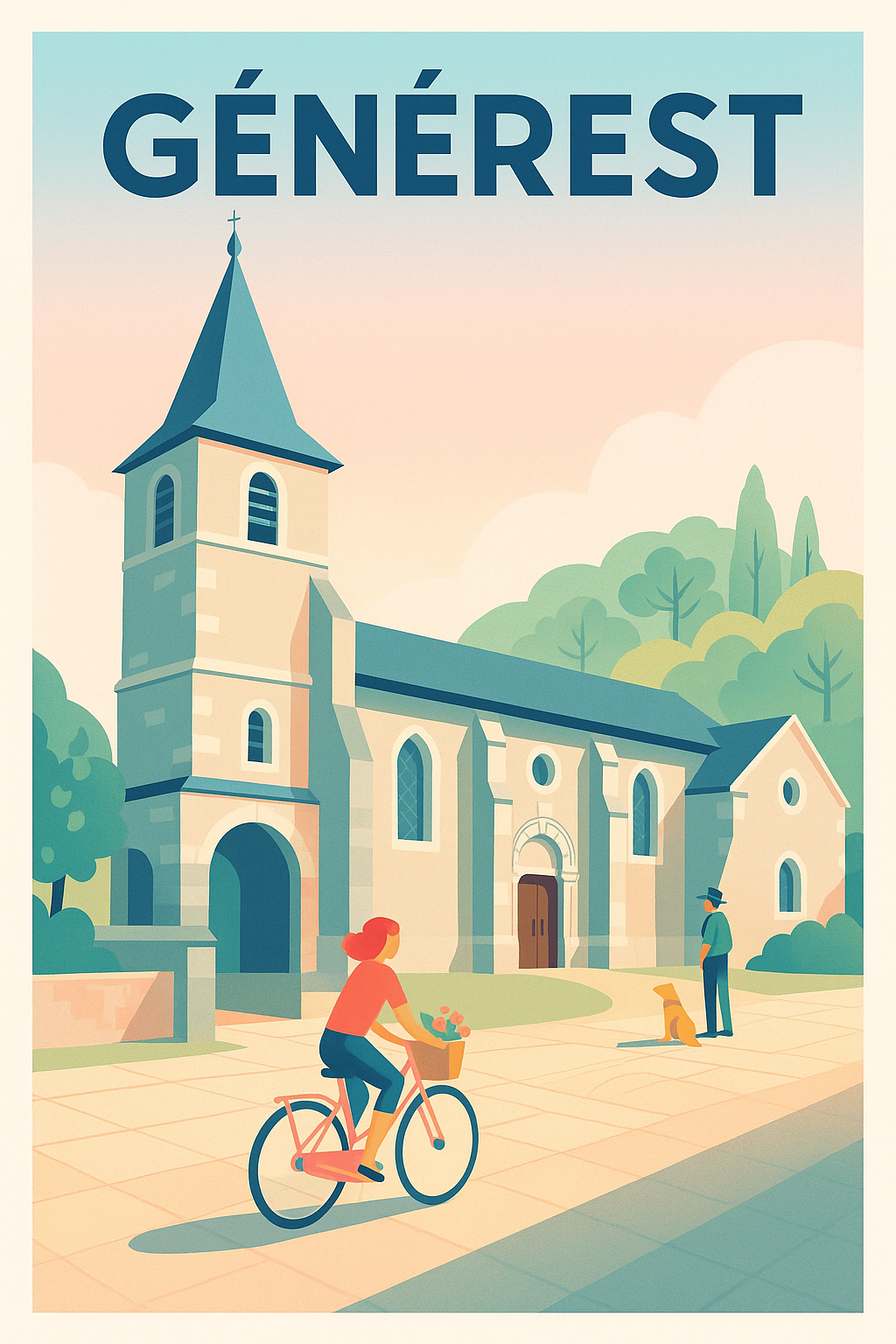 Affiche de Génèrest - Douceur et Sérénité au Village